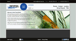 Desktop Screenshot of hotel-transit.de